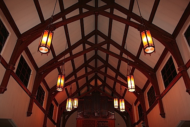 Facade of organ